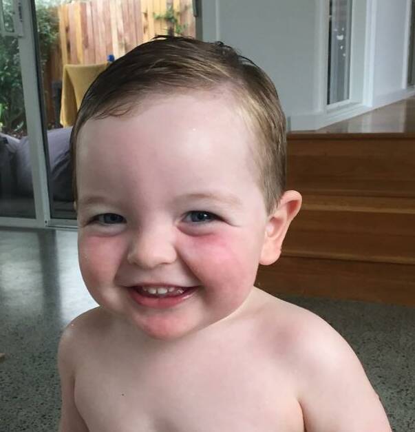 Deadly infection: Dean Cross was a "bright-eyed, beautiful boy" says his mother Madeline. The 18-month-old died last June of pneumococcal meningitis. 