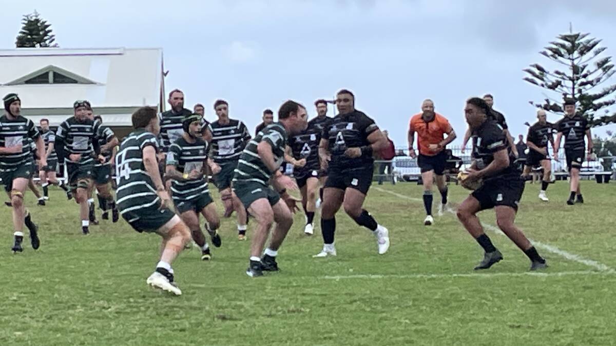Kiama downed Shamrocks 47-21 at Ocean Park on Saturday. Picture by Agron Latifi