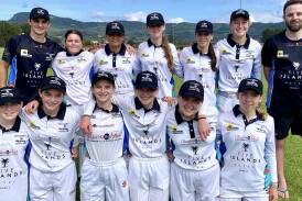 The all-female Port Kembla team which competed in the Combined U15 Illawarra competition. Picture supplied 