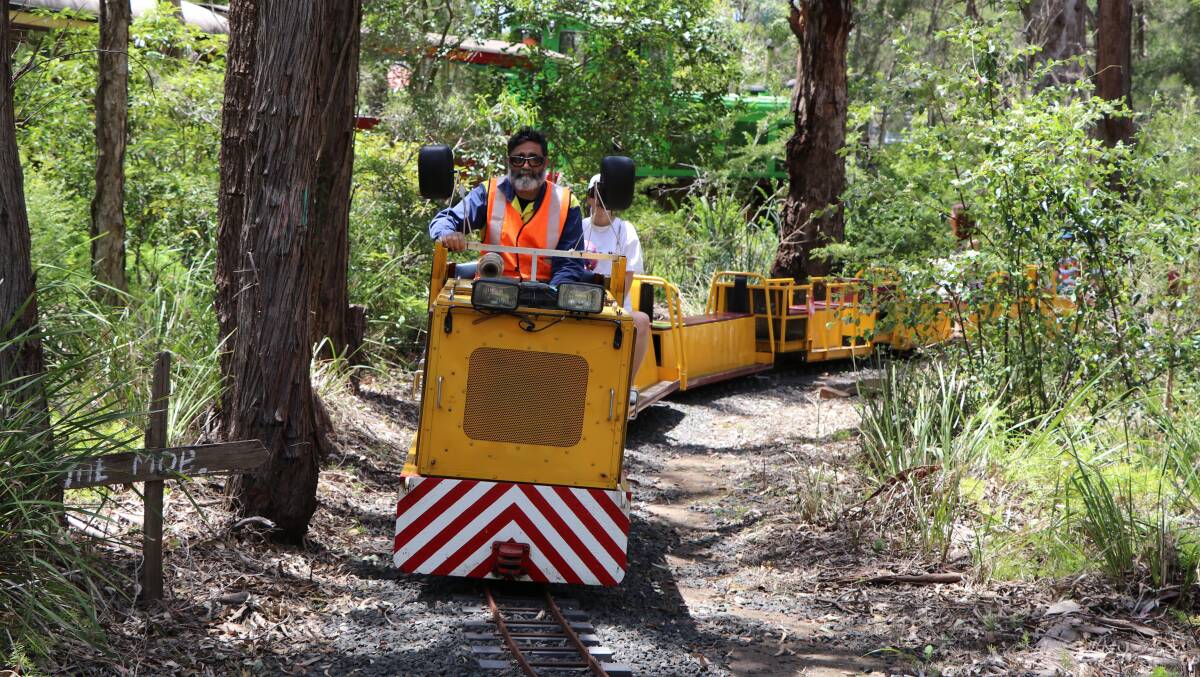 OPEN DAYS; The miniature train and historical diesel locomotives will operate at Illawarra Light Railway Museum Society at Albion Park Rail on February 14 and 27.