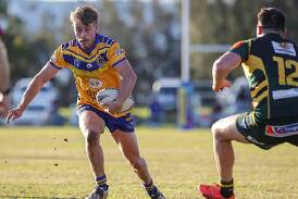 Warilla Lake South Gorillas player Lleyton Hughes, pictured here playing against the Stingrays, will be part of the Gorillas side playing against Milton-Ulladulla Bulldogs on Sunday, April 21. Picture by Adam McLean
