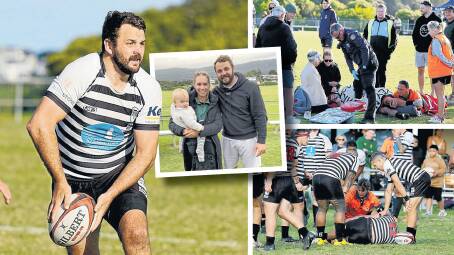 Paul Asquith is on the mend after suffering a serious leg injury last September. The 30-year-old is keen to get back playing rugby for his beloved club Kiama as soon as possible.