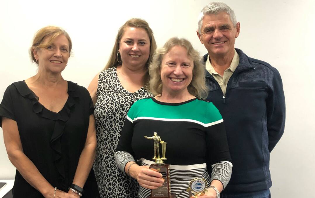 TOASTMASTERS: Di Court, Kylie Rayner, Megan Ash and Rod Larkins. Photo: contributed. 