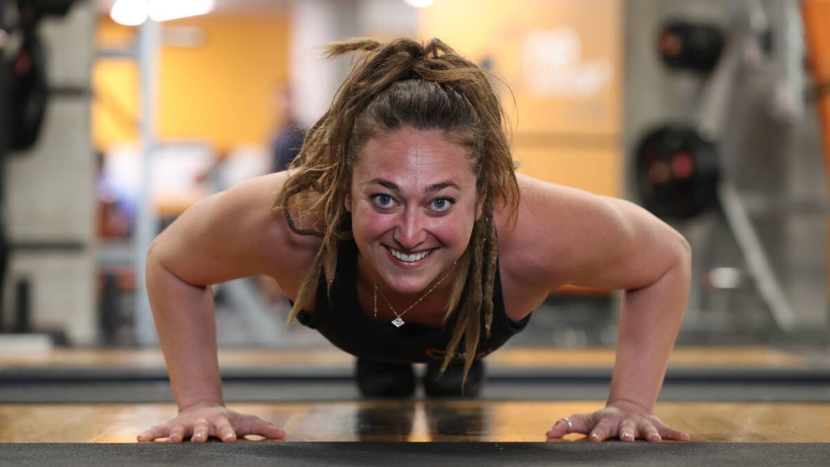 Push yourself: Kiama's One Fitness manager Courtney Amburg is calling on the community to show how much it cares about its youth. Picture: Robert Peet