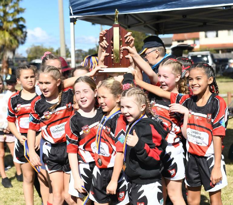 GO GIRLS: The Kiama Junior Knights had three teams in this season's grand finals, with two sides taking home trophies. The club is immensely proud of all players.
