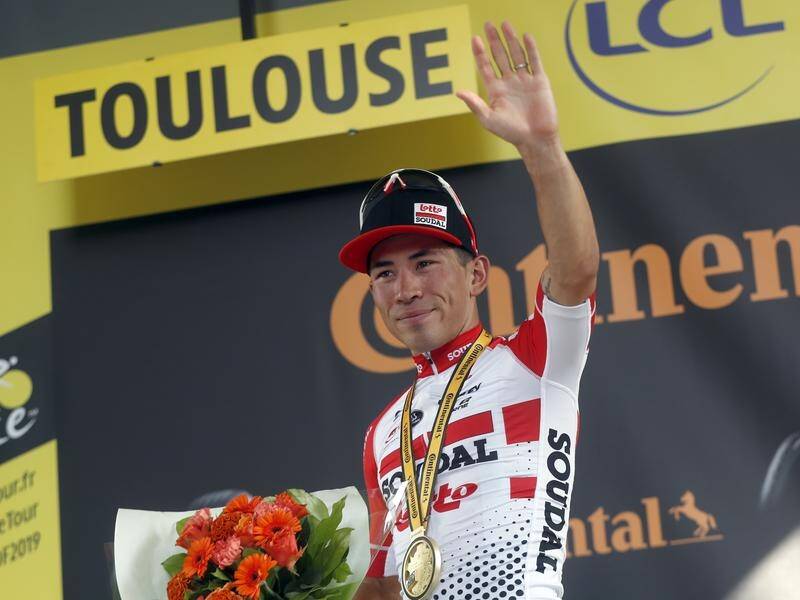 Australian cyclist Caleb Ewan has claimed his first Tour de France stage win in Toulouse.