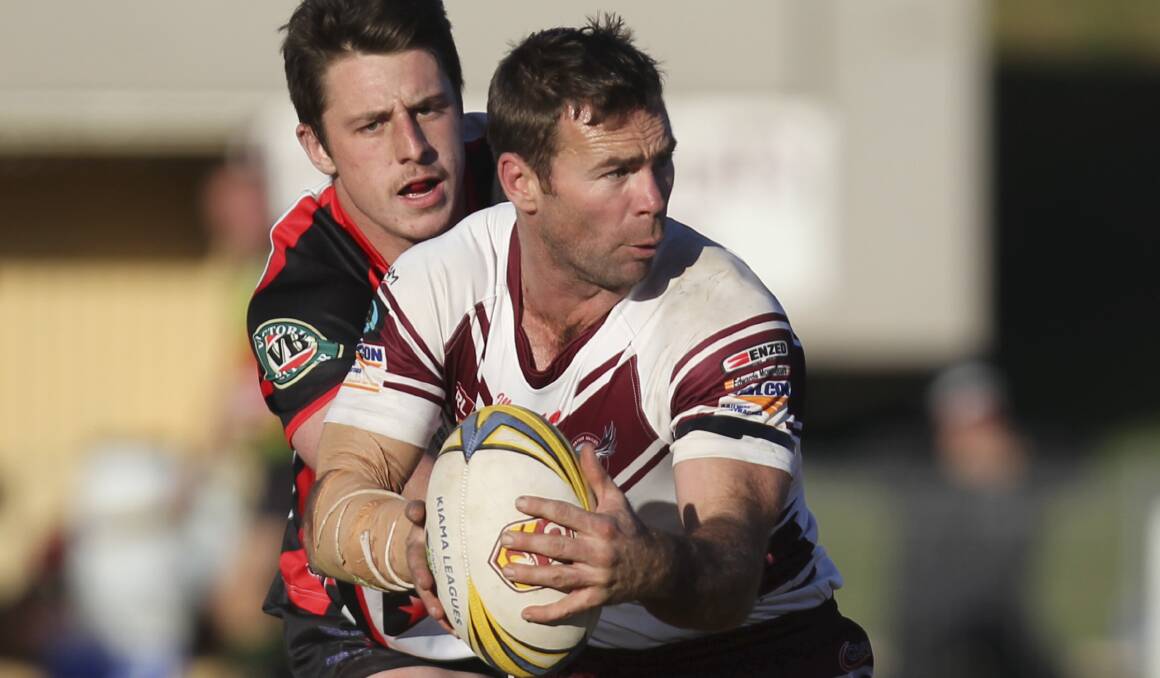 Albion Park-Oak Flats captain Dean Gray during his side's 32-28 win over Kiama Knights on Sunday.Picture: DAVID HALL