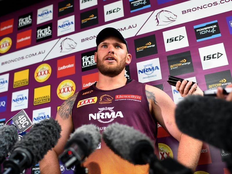 Darius Boyd has backed controversial Brisbane teammate Matt Lodge (pic) to become Broncos captain.