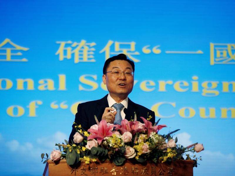 Xie Feng, China's foreign affairs commissioner in Hong Kong, defended proposed new security laws.