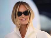 Sixteen years after her last appearance, Elle McPherson has returned to the catwalk in Melbourne. (Daniel Pockett/AAP PHOTOS)