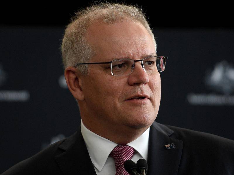 Scott Morrison visited a new navy shipyard and spoke at the SA Liberals' annual meeting.