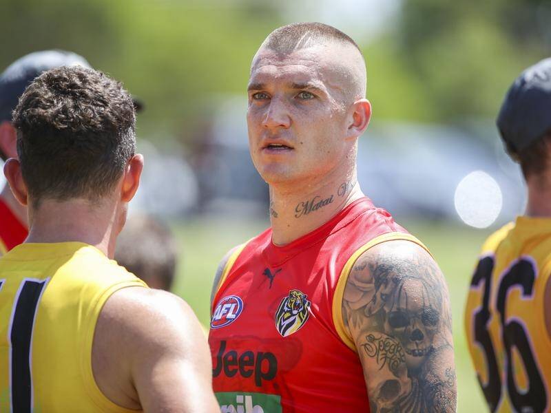 Dustin Martin says he's really grateful to be able to play a small part.