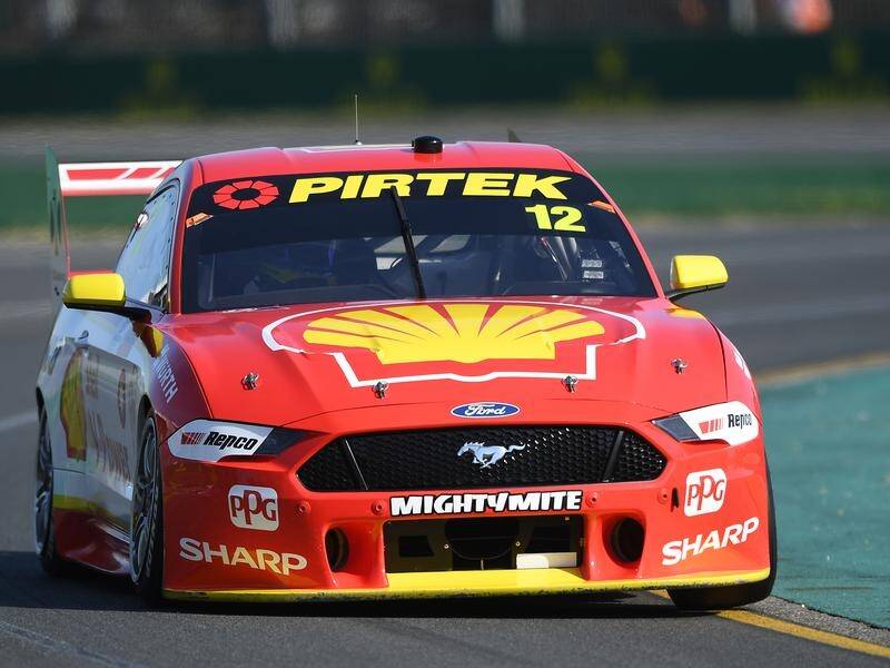 Ford's Scott McLaughlin won three of the four Supercars races at the Albert Park Grand Prix Circuit.
