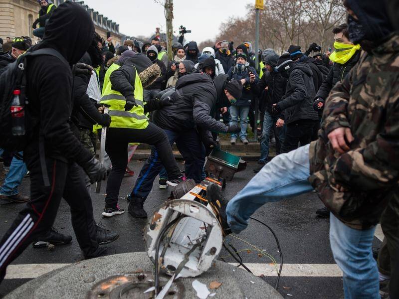 The latest round of Yellow Vest protests have attracted around 27,000 people across France.
