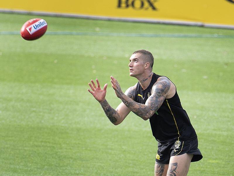 Richmond AFL players say 2017 Brownlow winner Dustin Martin is coming off a career-best pre-season.