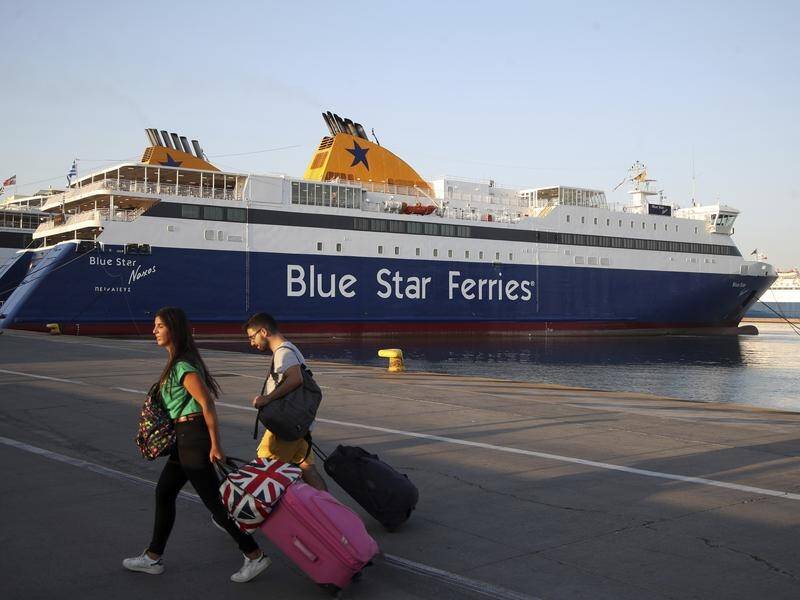 Regular ferry services have resumed in Greece as the government moves to salvage the tourism season.