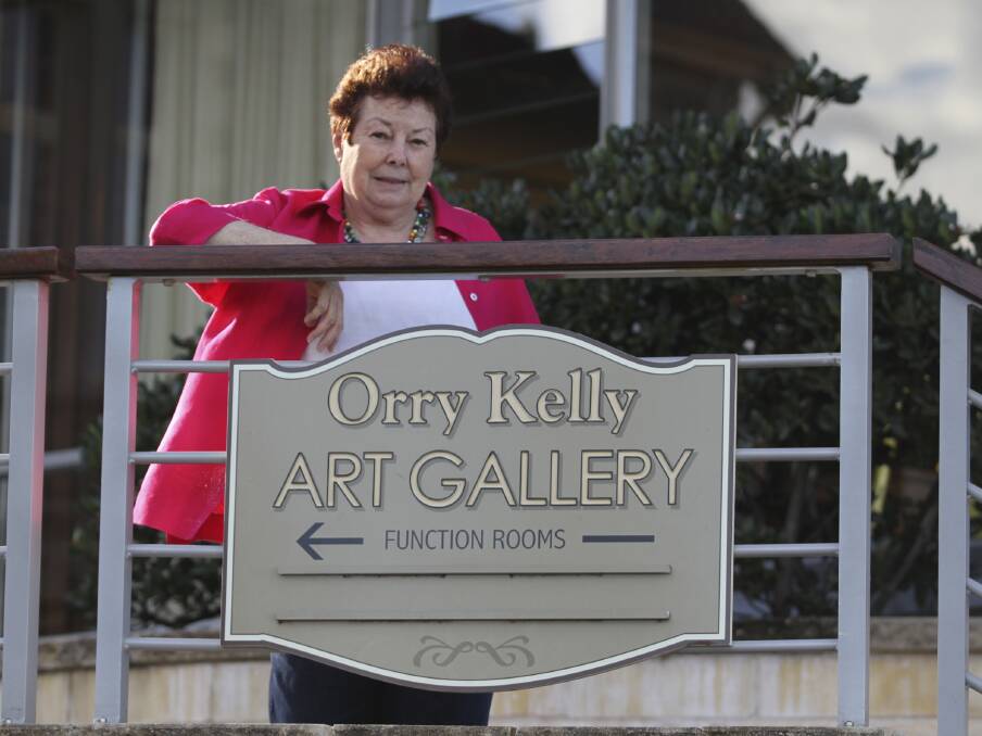 Sue Eggins had planned to show the anticipated film crew where Orry Kelly spent his school days - the original Kiama Public School site (now Sebel Harbourside Kiama). Picture: DAVID HALL