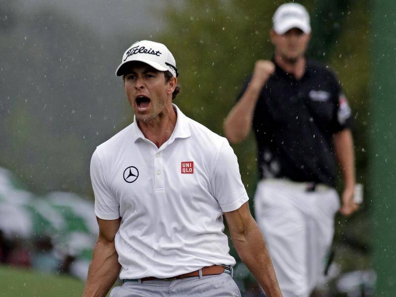 Marc Leishman's favourite golf photo is one in which Adam Scott is the main subject.