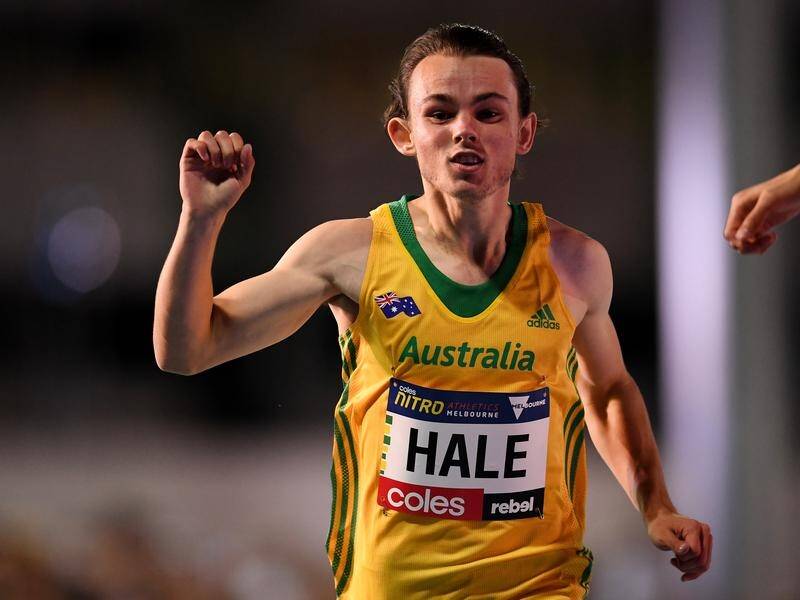 Jack Hale clocked a new personal best in 100 metres at the Perth Track Classic.