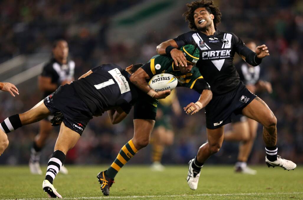 Photos of the action from Friday night's rugby league international