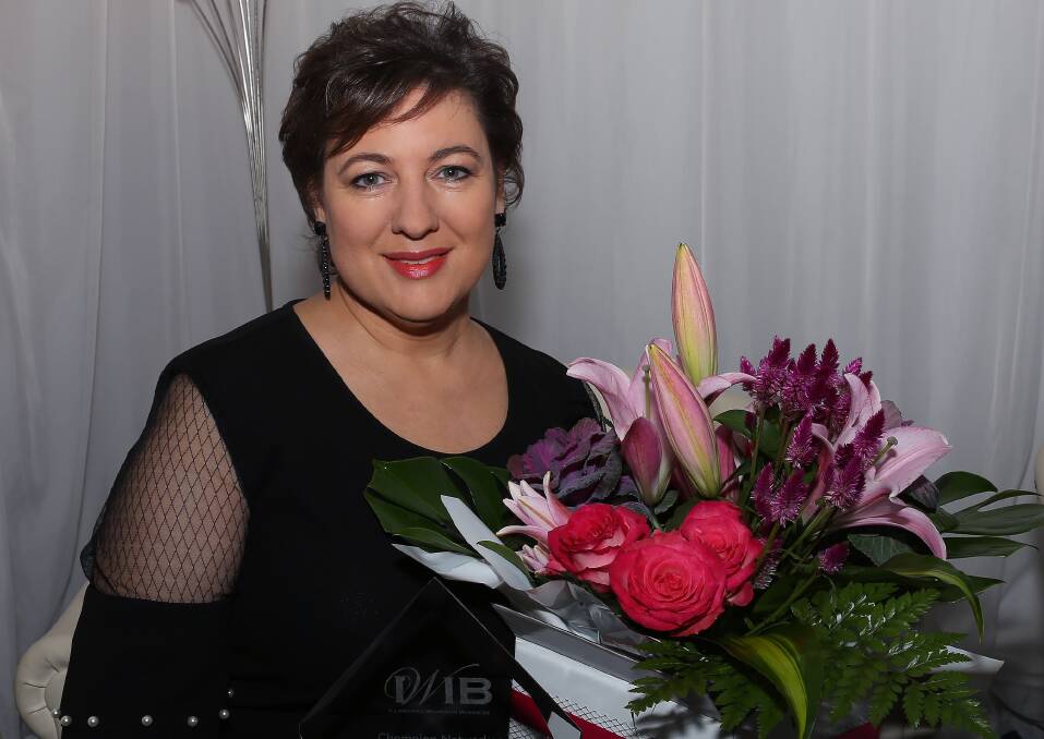 Karen Meiring De Gonzalez at the 2019 Illawarra Women in Business Awards
