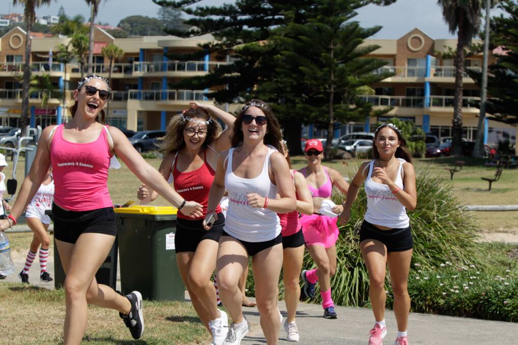 Fun for an important cause: Participants in the 2017 Cupid's Undie Run in Kiama which will be held again in February 2019.
 
 