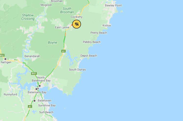Princes Hwy closed in both directions after serious accident near Pebbly Beach Rd