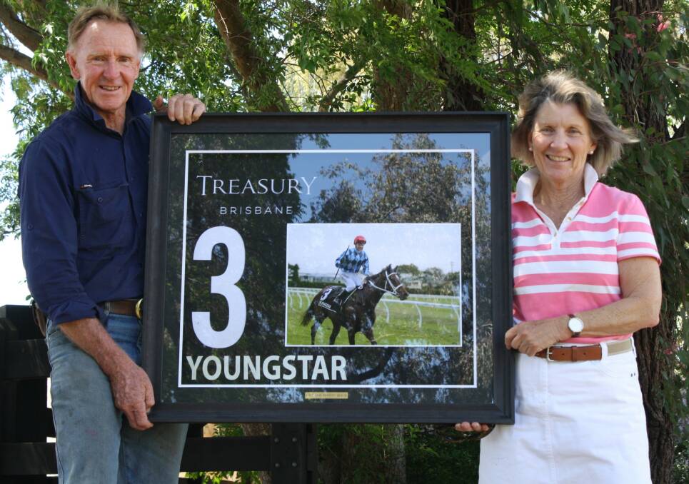 EXCITED: Greg and Jan Minahan are thrilled to have a horse running in 'the race that stops a nation'.