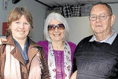 The late Ruth Devenney's family, niece Lisa Heffernan, sister Shirley Gordon and her husband Les. Picture: DAVID HALL