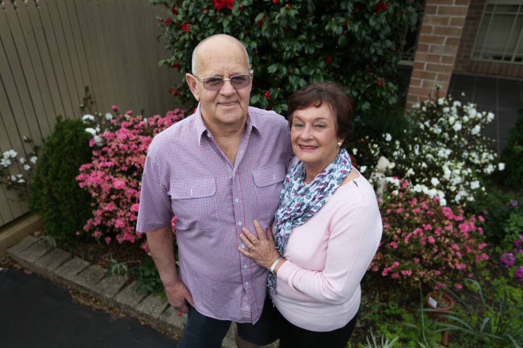 Kiama Independent. News. Kiama's Donald and Dorothy Crandell are celebrating their 50th Wedding Anniversary this weekend. Pictured at home by their garden. 13/09/2012 Photo Dylan Robinson/DCZ